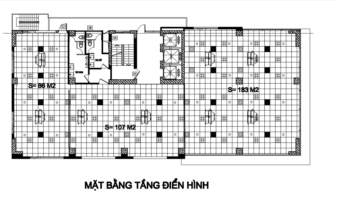 Mặt Bằng TÒA NHÀ IC BUILDING - 82 DUY TÂN